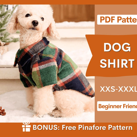 Dog Shirt Sewing Pattern - Perfect for Stylish Pet Attire