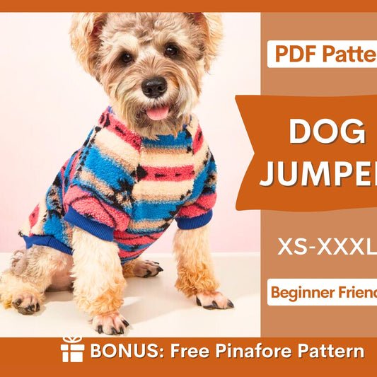 Dog Coat Sewing Pattern - Stylish Dog Vest and Jacket Design