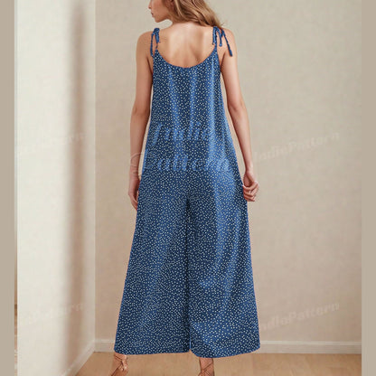 Women’s Overalls Sewing Pattern - Comfy Jumpsuit Design