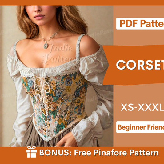 Corset Top Sewing Pattern – Perfect for Beginners