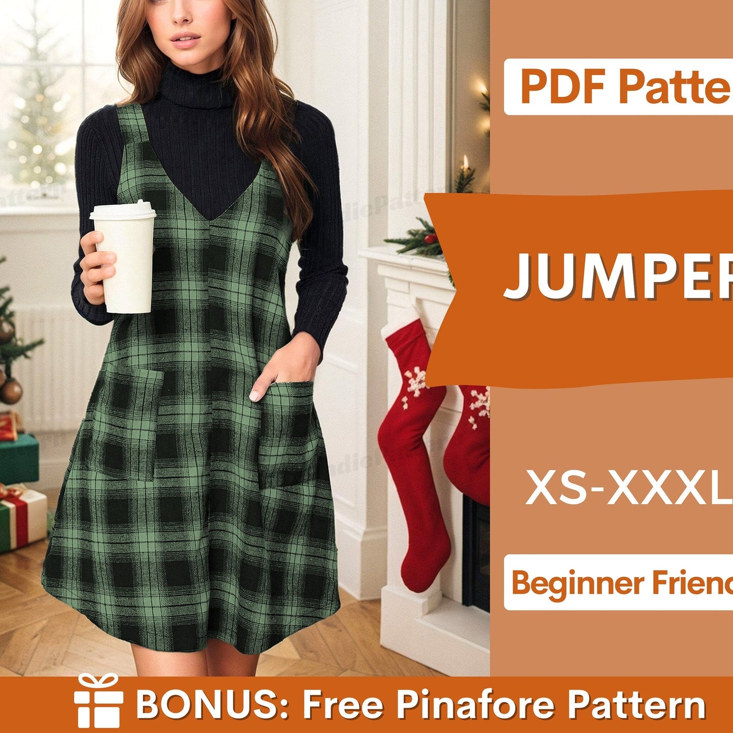 Easy Jumper Dress Sewing Pattern | Beginner-Friendly Women’s Pattern