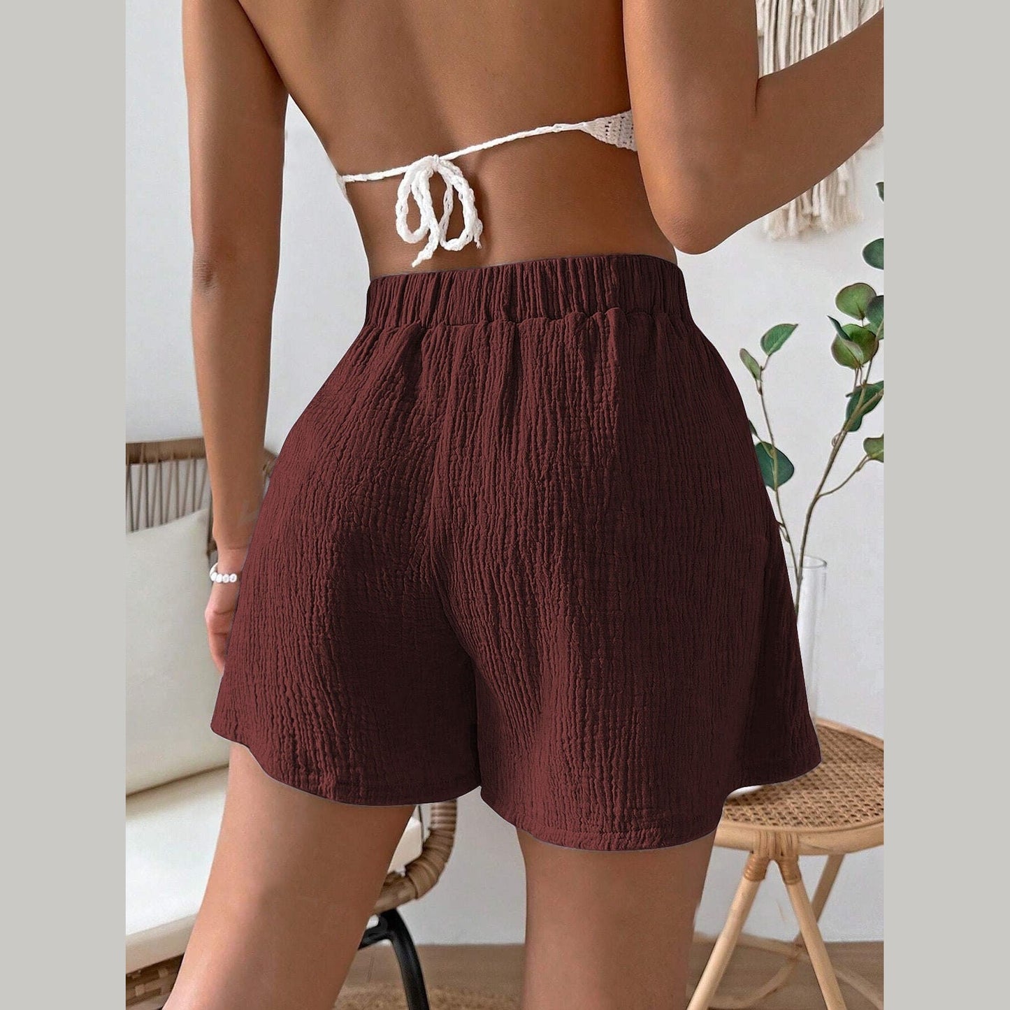 Elastic Waistband Shorts Sewing Pattern – Beginner-Friendly