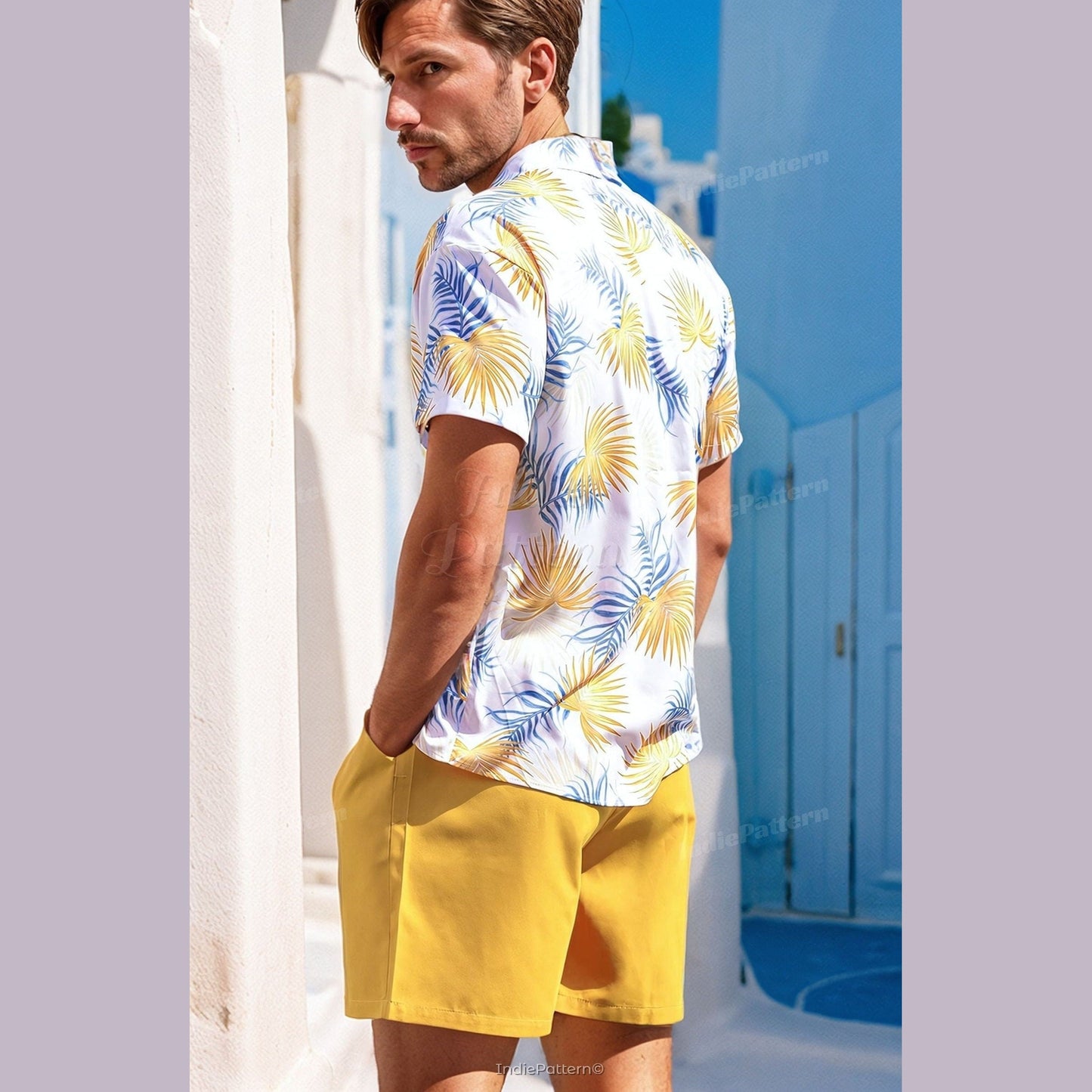 Hawaiian Shirt & Shorts Sewing Pattern – Tropical Style for Beginners & Experts