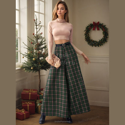 Palazzo Pants Sewing Pattern | Wide-Leg Women’s Design