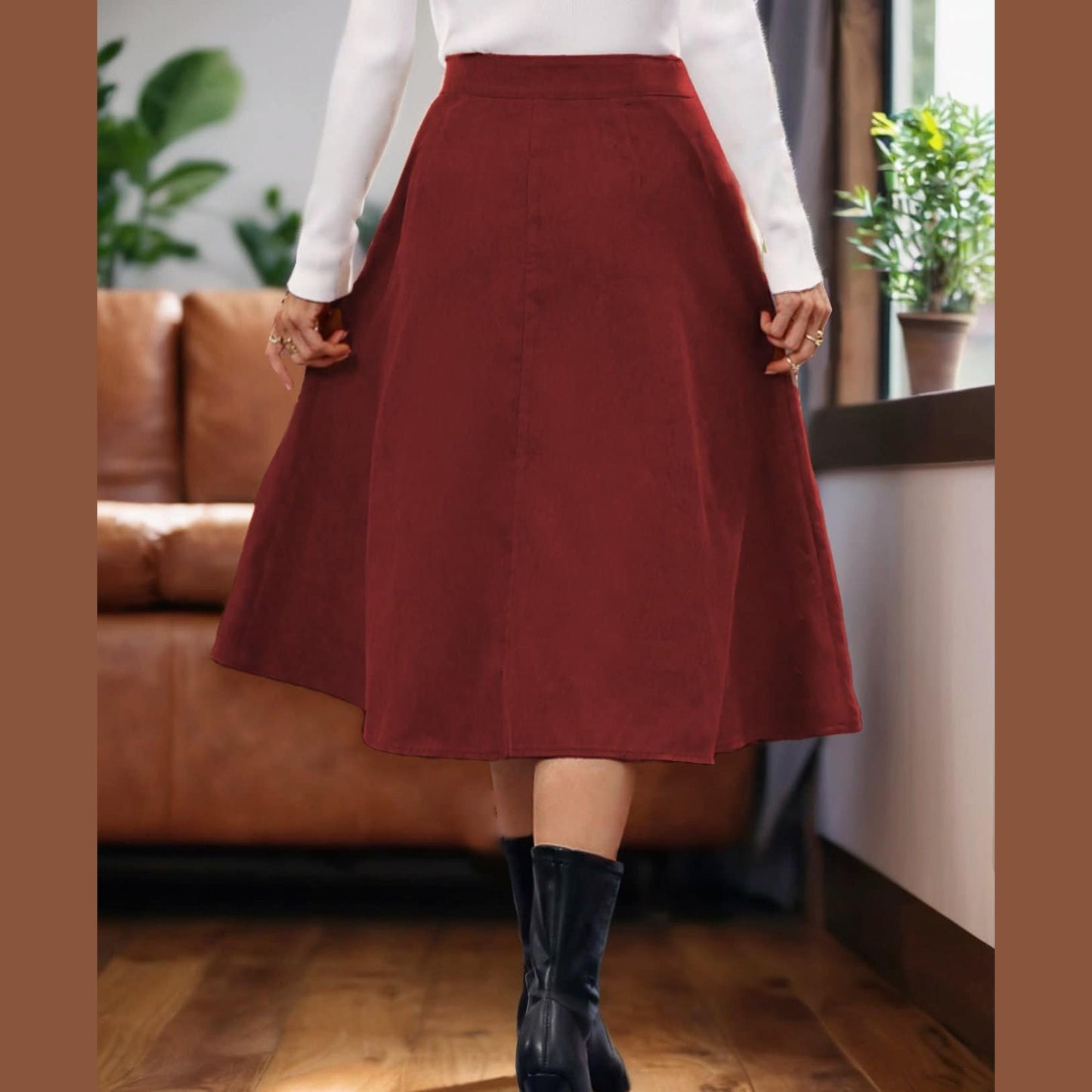 Midi Skirt Sewing Pattern - Stylish, Comfortable, for Women