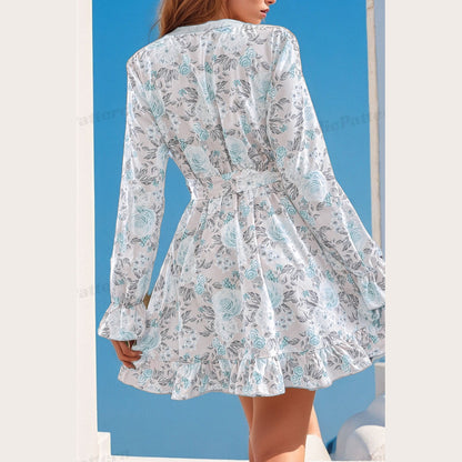 Long-Sleeved Dress Sewing Pattern for Women | XS-XXXL Sizes