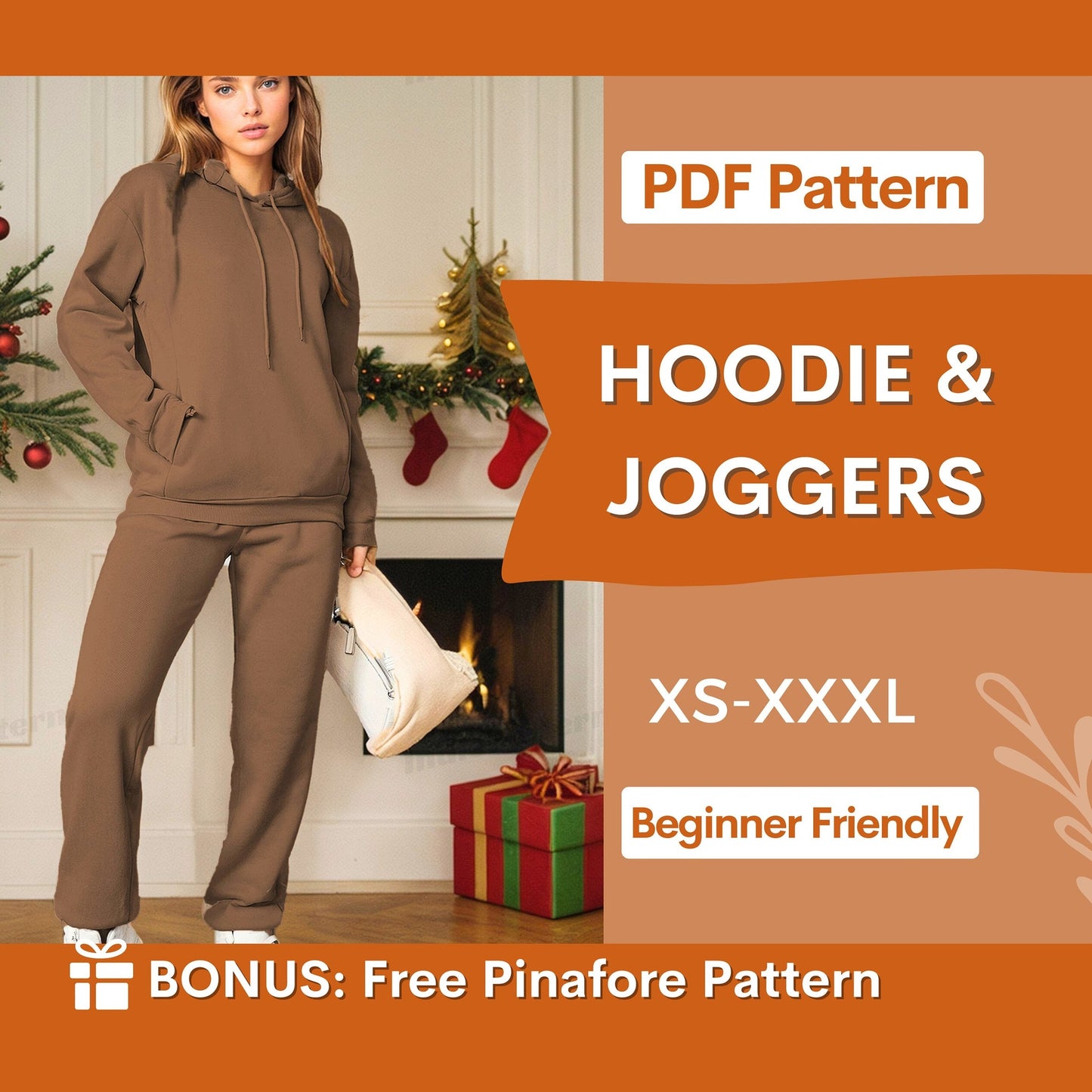 Hoodie & Joggers Sewing Pattern – Cozy Loungewear Set