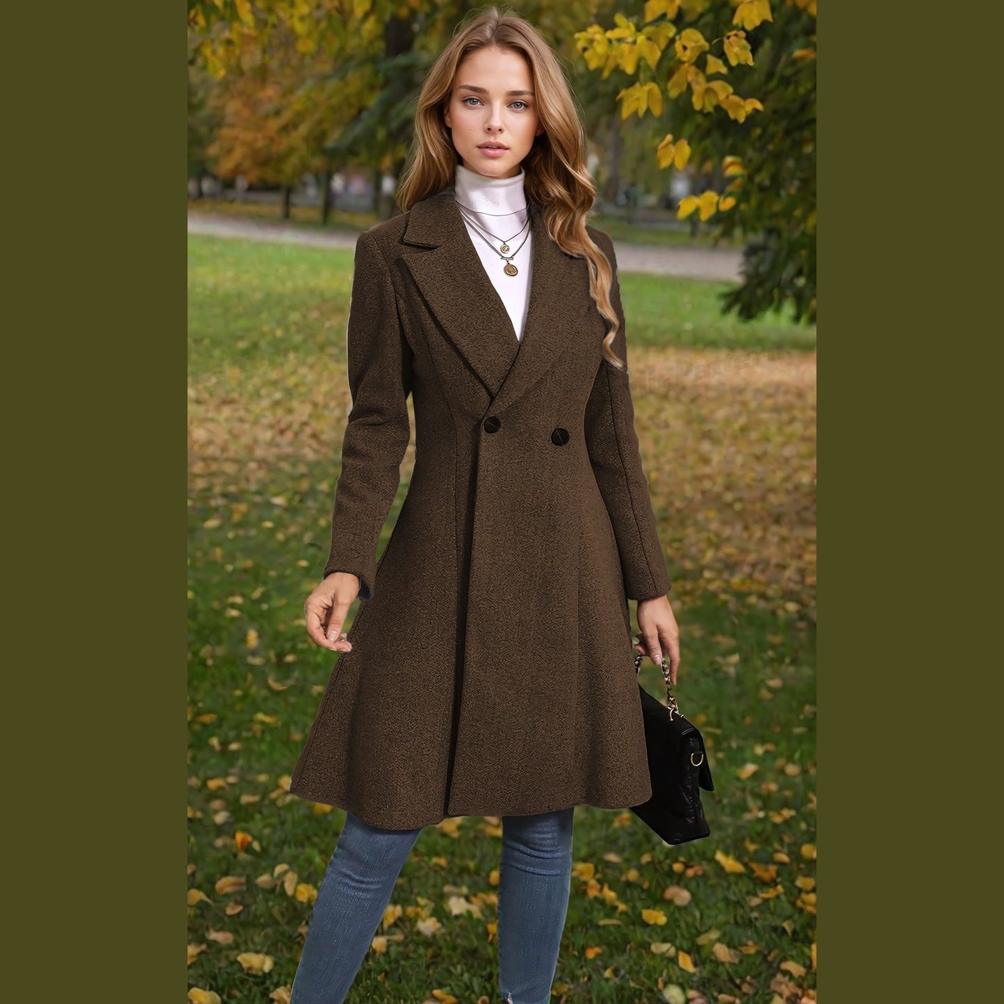 Stylish Long Winter Coat Sewing Pattern - Cozy Design