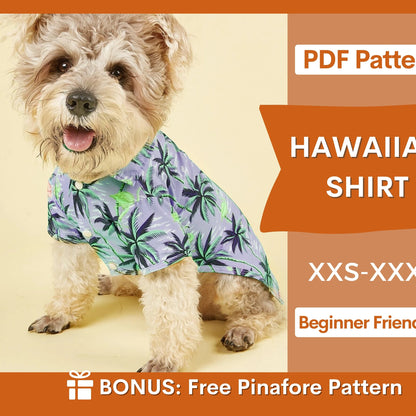 Dog Shirt Sewing Pattern - Trendy and Comfortable Design