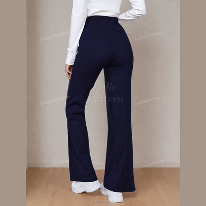 High-Waist Pants Sewing Pattern – Comfortable Flare Design