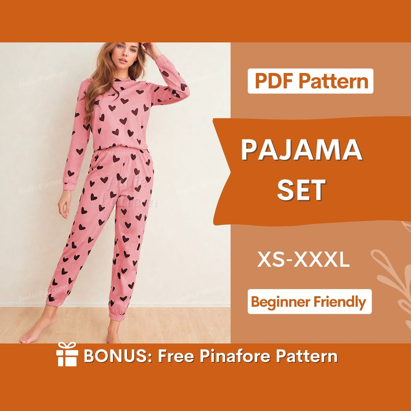 Pajama Set Sewing Pattern | Women’s Nightwear Design