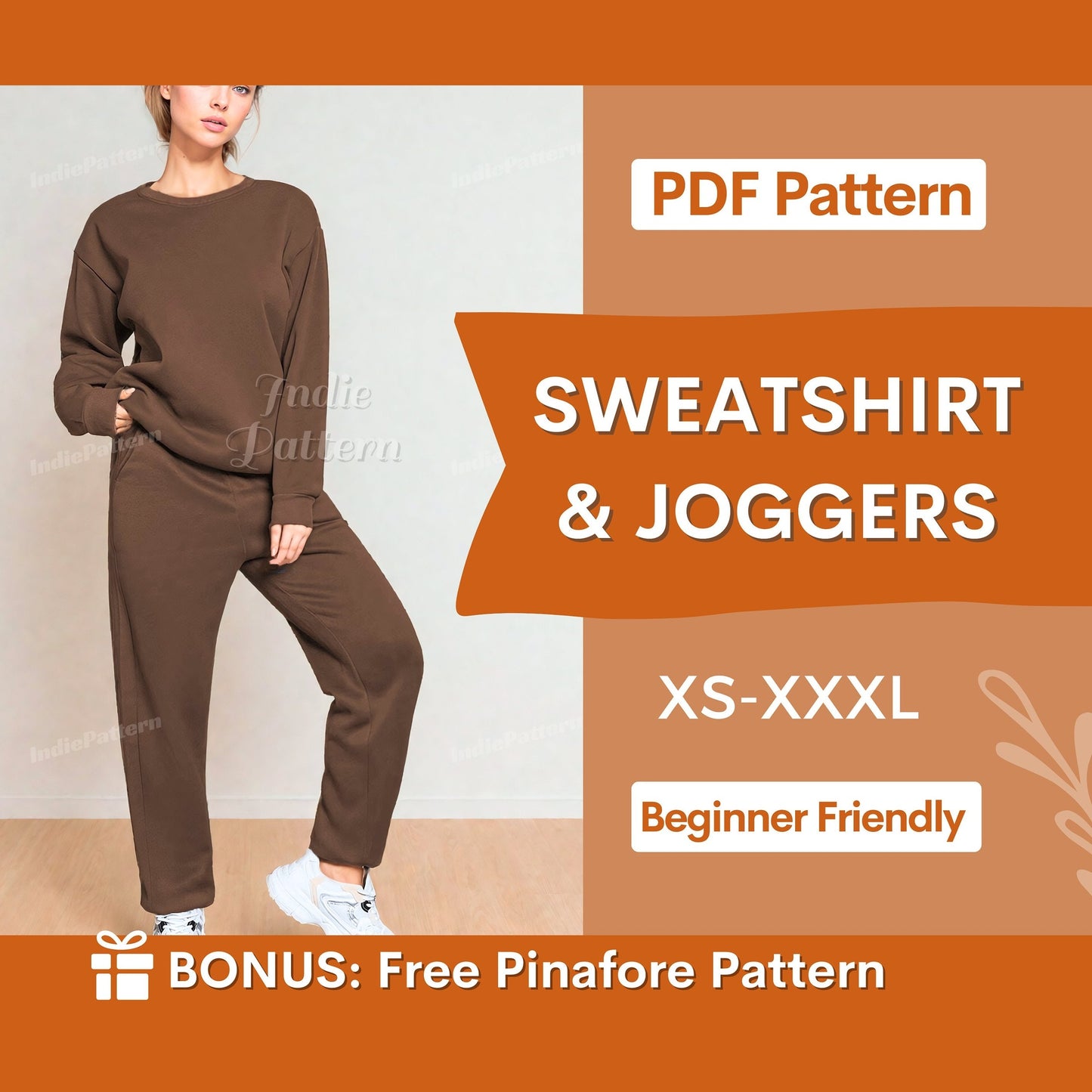 Loungewear Set Pattern, Joggers Pattern, Sweatshirt Pattern, Women Pattern, Sweatpants Pattern, Lounge Set, Cozy Patterns, Beginner Patterns