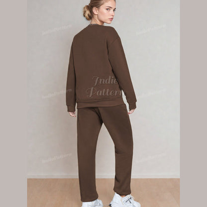 Loungewear Set Pattern, Joggers Pattern, Sweatshirt Pattern, Women Pattern, Sweatpants Pattern, Lounge Set, Cozy Patterns, Beginner Patterns