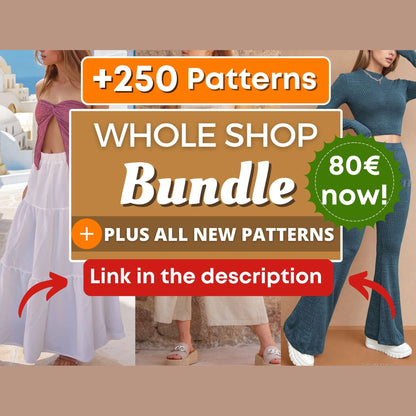 Flare Wide-Leg Pants Sewing Pattern - Comfy & Stylish Design