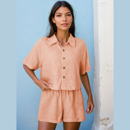 Crop Shirt & Shorts Set Sewing Pattern – Beginner-Friendly