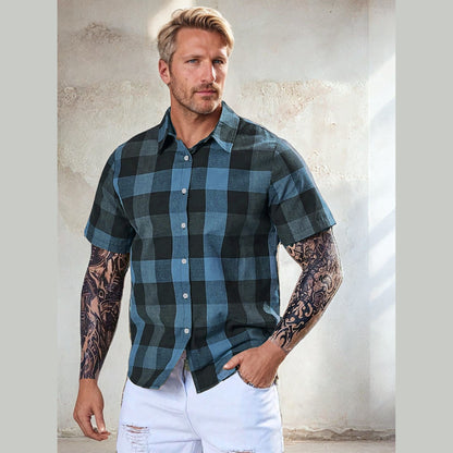 Men's Short Sleeve Shirt Sewing Pattern | XS-XXXL with Step-by-Step Guide