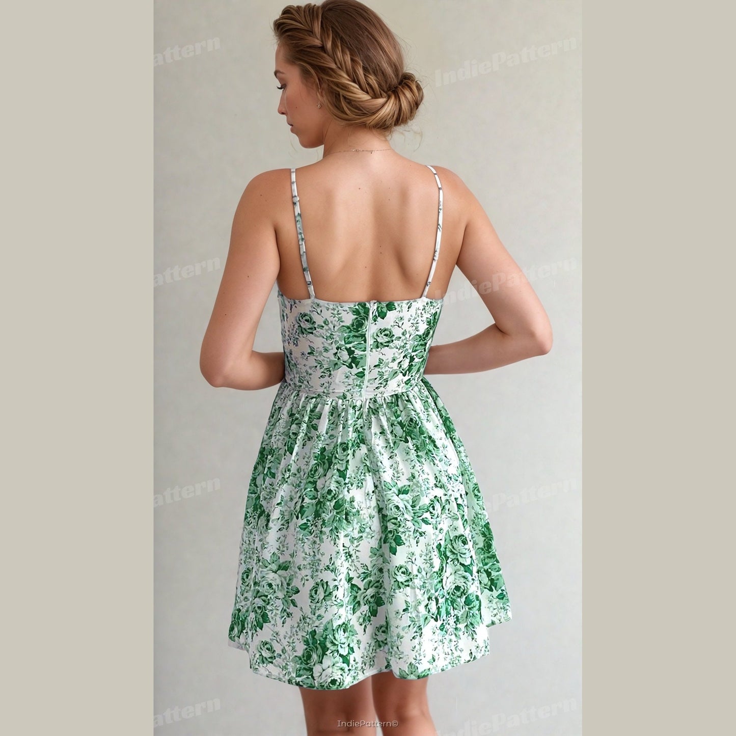 Bustier Dress Sewing Pattern – Elegant Dress for Women