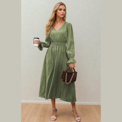 Long-Sleeved Maxi Dress Sewing Pattern – Women’s PDF Guide