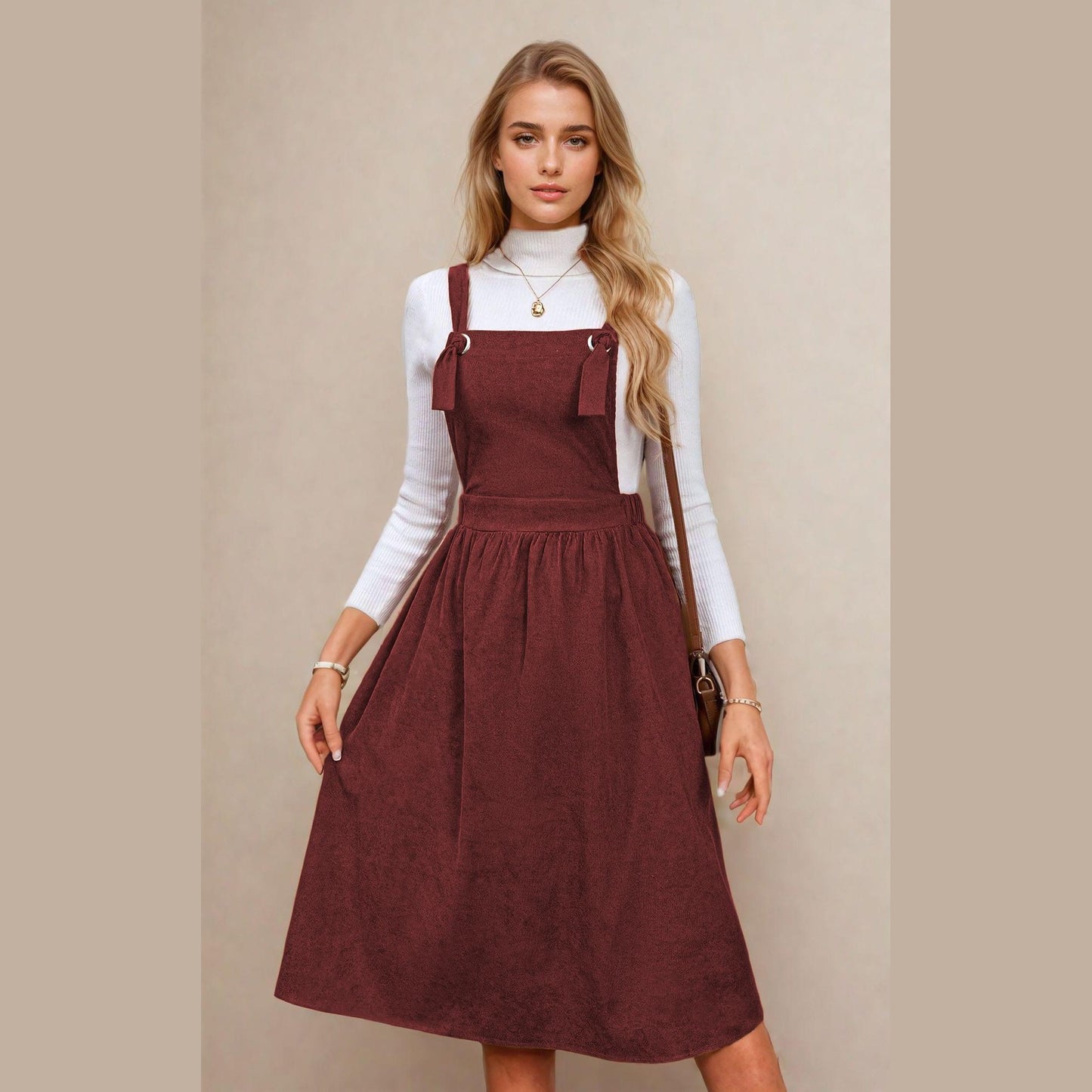 Overall Dress Sewing Pattern | Beginner-Friendly Pinafore Design