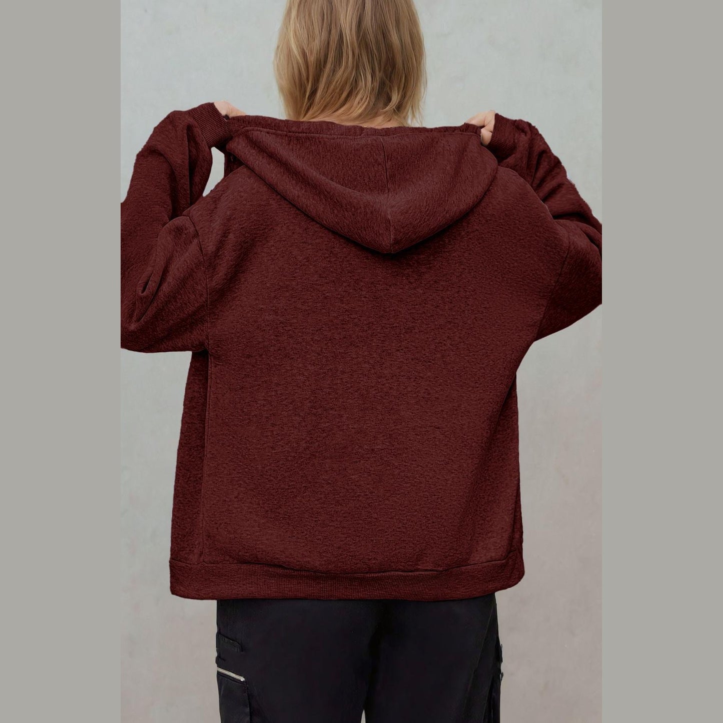 Women’s Zip-Up Hoodie Sewing Pattern - Sweatshirt