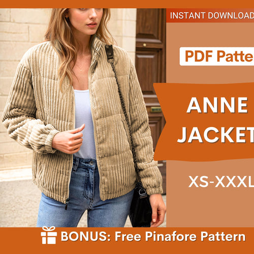 Winter Coat Sewing Pattern - Warm & Stylish Look for Women