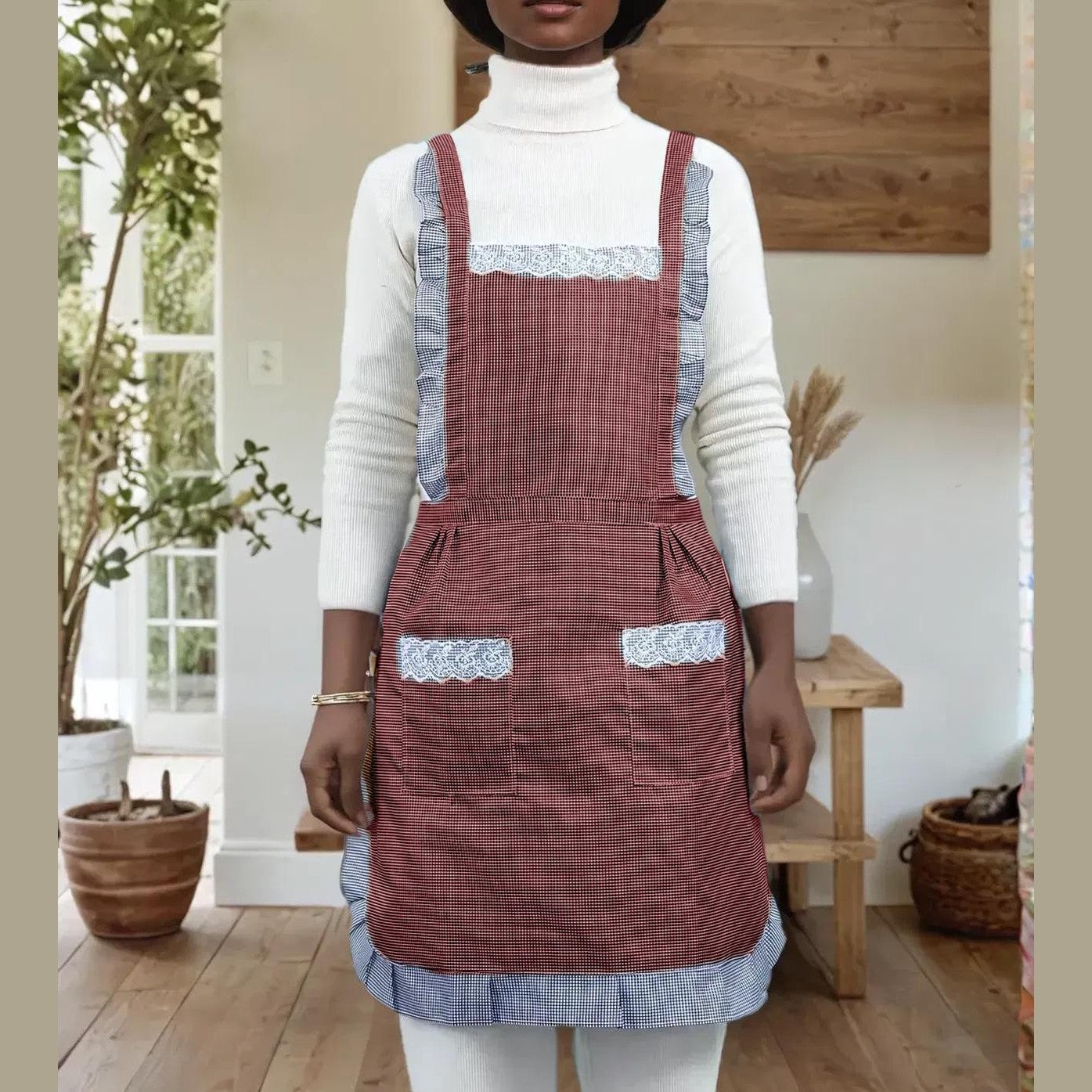 Apron Sewing Pattern | Beginner-Friendly Pinafore Dress Pattern