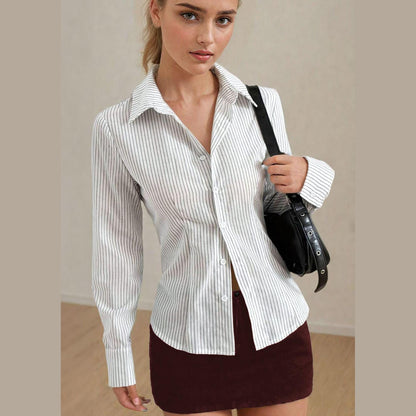 Button-Up Fitted Shirt Sewing Pattern – Tailored for Elegance