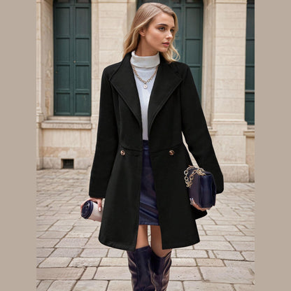 Lena Coat Sewing Pattern – Stylish Long Coat for Winter