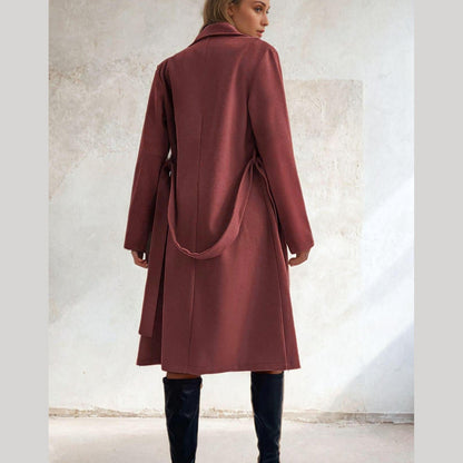 Winter Coat Sewing Pattern - Long Jacket for Women