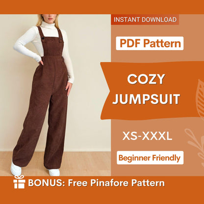 Overall Dress Sewing Pattern – Stylish & Easy Fit