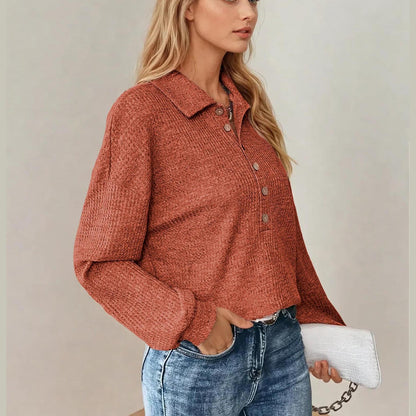 Rosie Sweater Sewing Pattern - Puff Sleeve Sweatshirt for Women