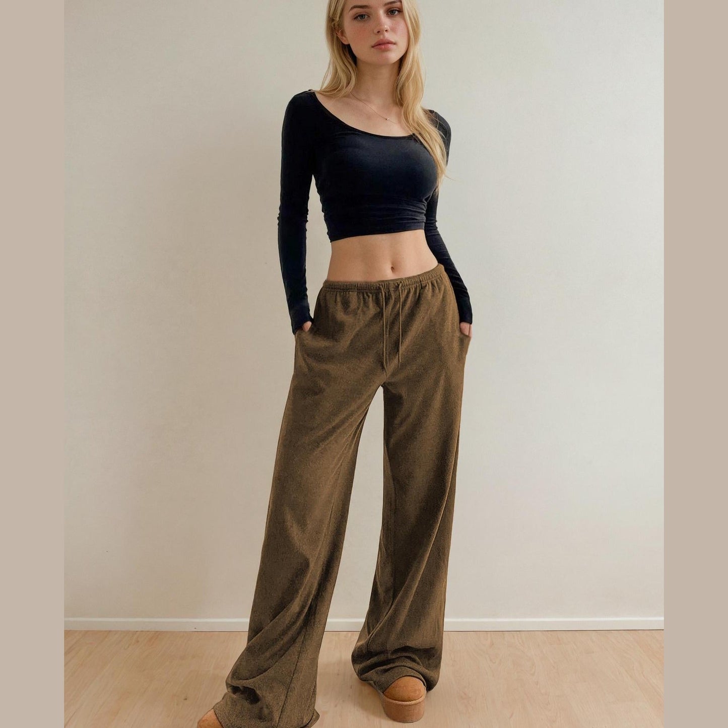 Comfy Pants Sewing Pattern – Elastic Waist, Wide Leg Design