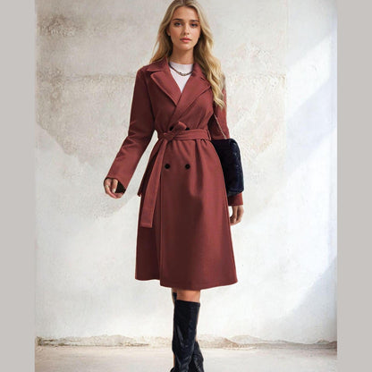 Winter Coat Sewing Pattern - Long Jacket for Women