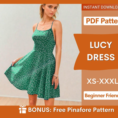 Lucy Dress Sewing Pattern - Create a Beautiful Summer Dress at Home