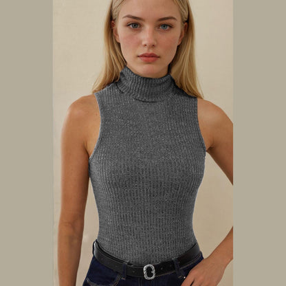 Katia Top Sewing Pattern - Mock Neck Turtleneck for Women